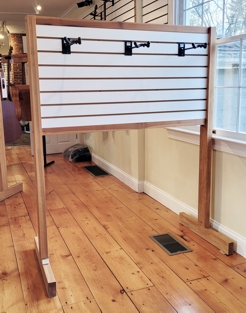 Wood guitar display fixture
