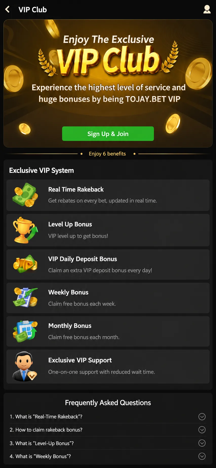 Bonuses and promotions at 2j Bet online