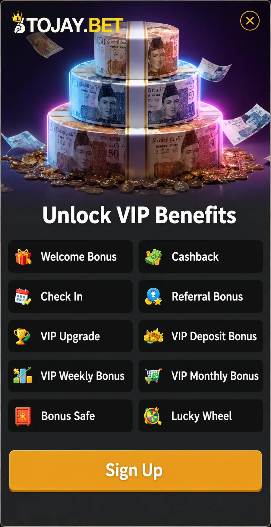 Key mobile app features for 2j Bet download